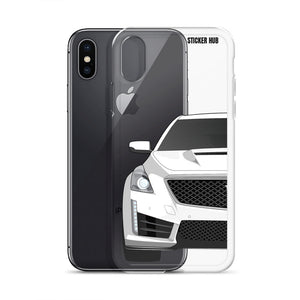 White Cadillac CTS-V - iPhone Case