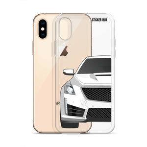 White Cadillac CTS-V - iPhone Case