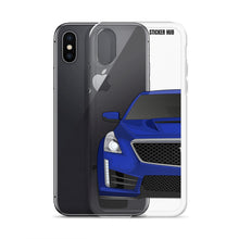 Load image into Gallery viewer, Wave Blue Cadillac CTS-V - iPhone Case