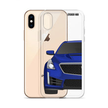 Load image into Gallery viewer, Wave Blue Cadillac CTS-V - iPhone Case