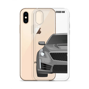 Silver Cadillac CTS-V - iPhone Case