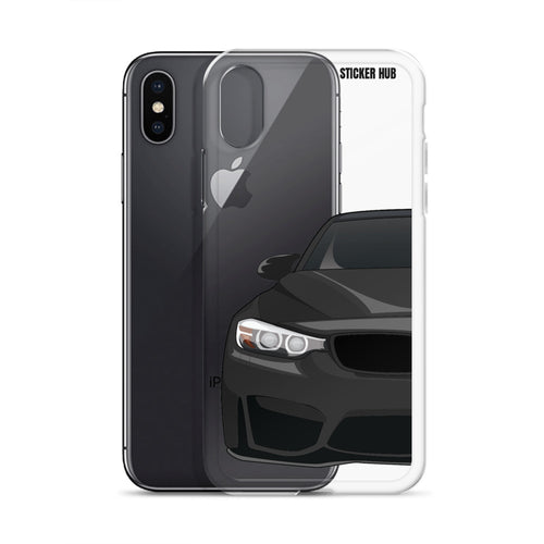 Black BMW F80 - iPhone Case