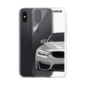 Silver BMW F80 - iPhone Case