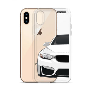 White BMW F80 - iPhone Case