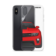 Load image into Gallery viewer, Victory Red 5th Gen Camaro ZL1 - iPhone Case