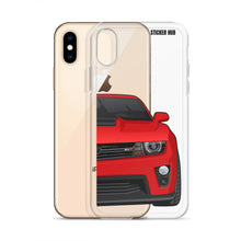 Load image into Gallery viewer, Victory Red 5th Gen Camaro ZL1 - iPhone Case