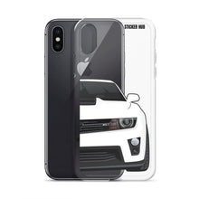 Load image into Gallery viewer, White 5th Gen Camaro ZL1 - iPhone Case