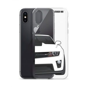 White 5th Gen Camaro ZL1 - iPhone Case