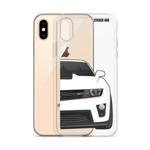 White 5th Gen Camaro ZL1 - iPhone Case