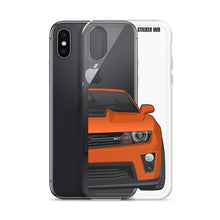 Load image into Gallery viewer, Inferno Orange 5th Gen Camaro ZL1 - iPhone Case