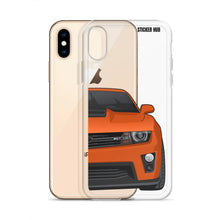 Load image into Gallery viewer, Inferno Orange 5th Gen Camaro ZL1 - iPhone Case