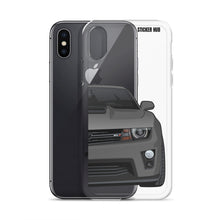 Load image into Gallery viewer, Ashen Grey 5th Gen Camaro ZL1 - iPhone Case