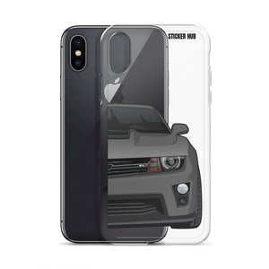 Ashen Grey 5th Gen Camaro ZL1 - iPhone Case