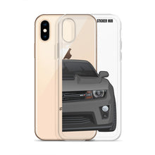 Load image into Gallery viewer, Ashen Grey 5th Gen Camaro ZL1 - iPhone Case