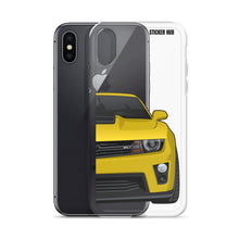 Load image into Gallery viewer, Rally Yellow 5th Gen Camaro ZL1 - iPhone Case