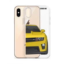 Load image into Gallery viewer, Rally Yellow 5th Gen Camaro ZL1 - iPhone Case