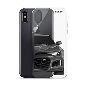 Gray 6th Gen Camaro ZL1 - iPhone Case