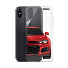 Load image into Gallery viewer, Red Hot 6th Gen Camaro ZL1 - iPhone Case