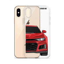 Load image into Gallery viewer, Red Hot 6th Gen Camaro ZL1 - iPhone Case