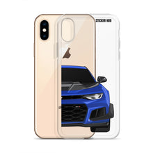 Load image into Gallery viewer, Hyper Blue 6th Gen Camaro ZL1 1LE - iPhone Case