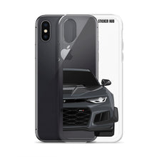 Load image into Gallery viewer, Gray 6th Gen Camaro ZL1 1LE - iPhone Case