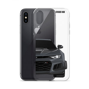 Gray 6th Gen Camaro ZL1 1LE - iPhone Case