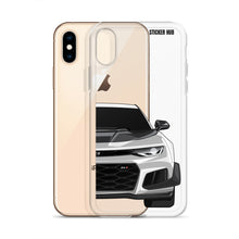 Load image into Gallery viewer, Silver 6th Gen Camaro ZL1 1LE - iPhone Case