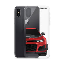 Load image into Gallery viewer, Red Hot 6th Gen Camaro ZL1 1LE - iPhone Case