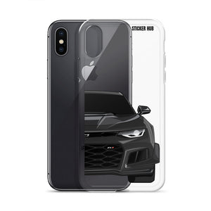 Black 6th Gen Camaro ZL1 1LE - iPhone Case