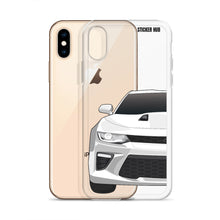 Load image into Gallery viewer, White 6th Gen Camaro SS - iPhone Case