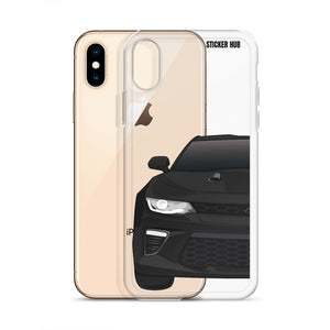 Black 6th Gen Camaro SS - iPhone Case