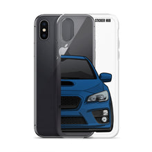 Load image into Gallery viewer, Galaxy Blue 15-17 Subaru WRX STI - iPhone Case