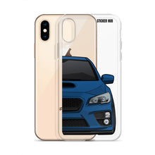 Load image into Gallery viewer, Galaxy Blue 15-17 Subaru WRX STI - iPhone Case