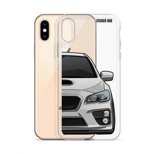 Silver 15-17 Subaru WRX STI - iPhone Case