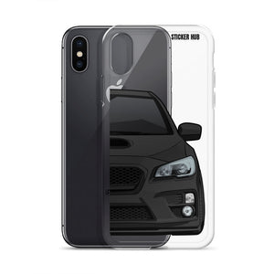 Black 15-17 Subaru WRX STI - iPhone Case