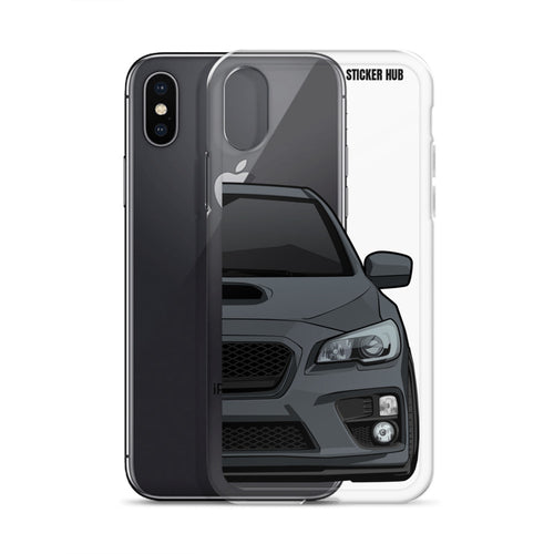 Gray 15-17 Subaru WRX STI - iPhone Case