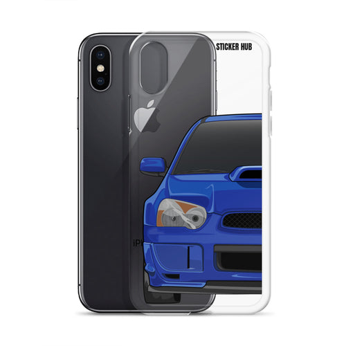 WR Blue Pearl 03-05 Subaru WRX STI - iPhone Case