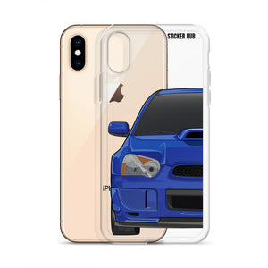 WR Blue Pearl 03-05 Subaru WRX STI - iPhone Case