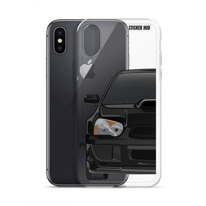 Black 03-05 Subaru WRX STI - iPhone Case