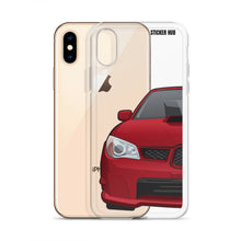 Load image into Gallery viewer, Garnet Red 06-07 Subaru WRX STI- iPhone Case