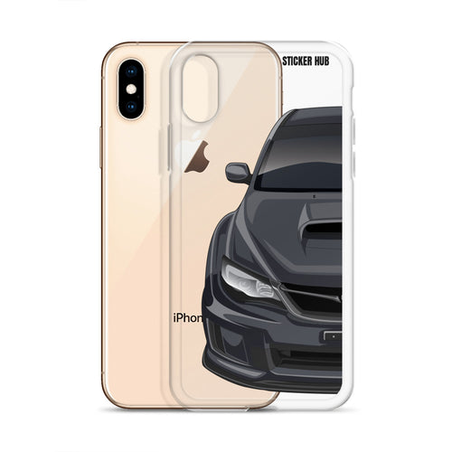 Gray 09-14 Subaru WRX STI - iPhone Case