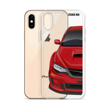 Load image into Gallery viewer, Red 09-14 Subaru WRX STI - iPhone Case