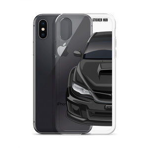 Black 09-14 Subaru WRX STI - iPhone Case