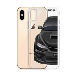 Black 09-14 Subaru WRX STI - iPhone Case