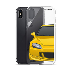 Yellow Honda S2000 - iPhone Case