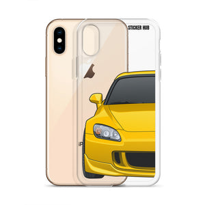 Yellow Honda S2000 - iPhone Case