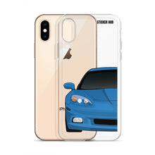 Load image into Gallery viewer, Jet Stream Blue C6 Corvette - iPhone Case