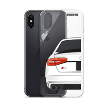 Load image into Gallery viewer, White B8.5 Audi S4 - iPhone Case