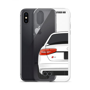 White B8.5 Audi S4 - iPhone Case