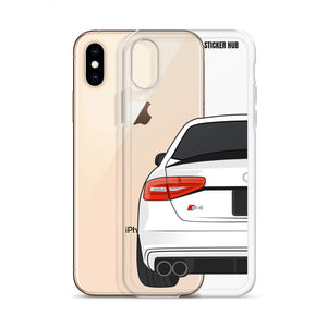 White B8.5 Audi S4 - iPhone Case